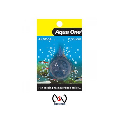 Aqua One Fish Air Stone - 1 inch/2.5cm Ball