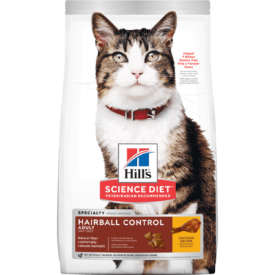 Hill's Science Diet Adult Hairball Control Dry Cat Food 2KG
