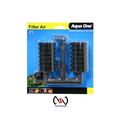 Aqua One Filter Air 25 Sponge Air Filter Up To 25L