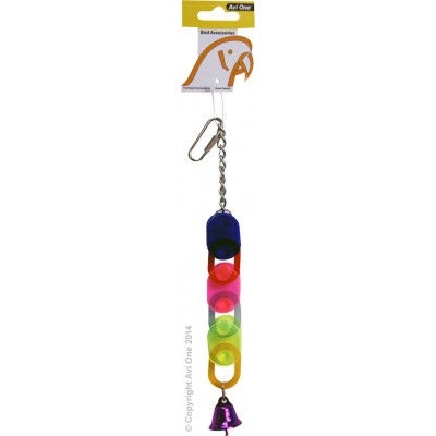 Avi One Bird Toy - Acrylic 3 Chains With bell