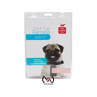 ALLPET CARE CANINE 2 in 1 Dog Car Harness - Small - Up to 10kg