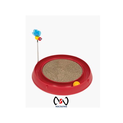 Catit Play Scratch Pad Cat Toy Red