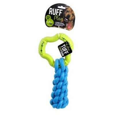 Allpet Ruff Play Dog Toy Foam Dental Ring With Rope