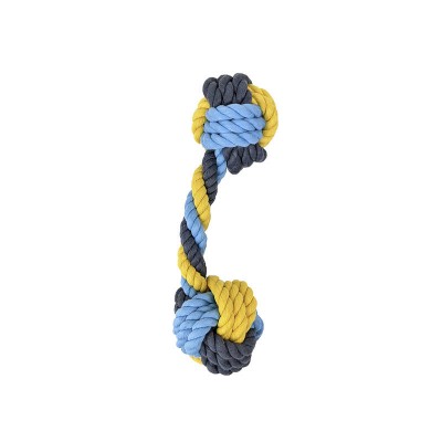ALLPET Dog Toy Knots Of Fun Rope Dumbbell 18cm