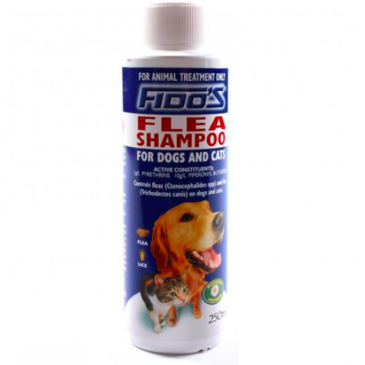 Fidos Dog Cat Flea Shampoo For Dogs and Cats 250ML