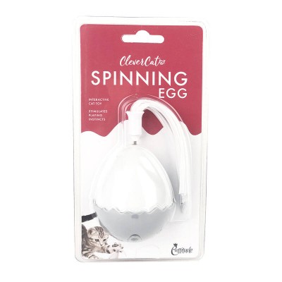 CLEVER CAT SPINNING EGG CAT TOY