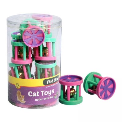 Pet One Cat Toy Roller With Bell
