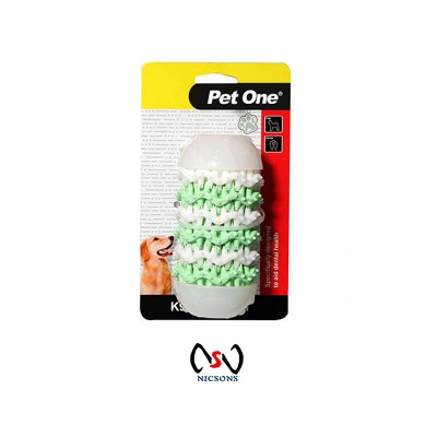 Pet One Dog Toy Dental Aid K9 TPR Medium 14x6.2cm