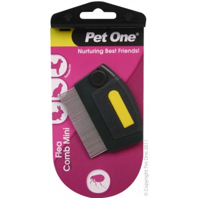 Pet One Dog Cat Flea Comb Mini
