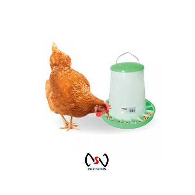 Pet One Poultry Gravity Chicken Feeder 8kg 36.5cm Dia X 33.5cm H