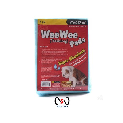 Pet One Dog Training Pad 7 Pack 60cm*60cm