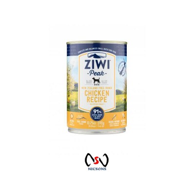 Ziwi Peak Canned Moist Free-Range Chicken Dog Food 390g