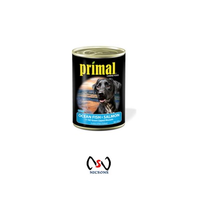 Primal Dog Food Ocean Fish And Salmon Can 390g
