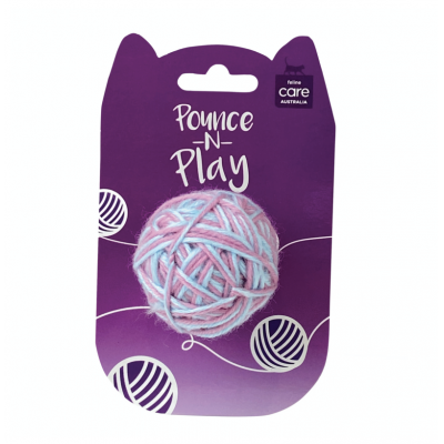 Pounce N Play CAT TOY BALL OF YARN