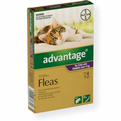 Advantage Flea Treatment For Cats And Rabbits Over 4kg 4PK