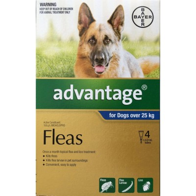 Advantage Flea Treatment For Dogs Over 25kg 4PK