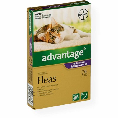 Advantage Flea Treatment For Cats And Rabbits Over 4kg 6PK