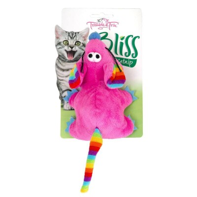 TROUBLE AND TRIX CAT TOY BLISS CATNIP MOUSE LARGE