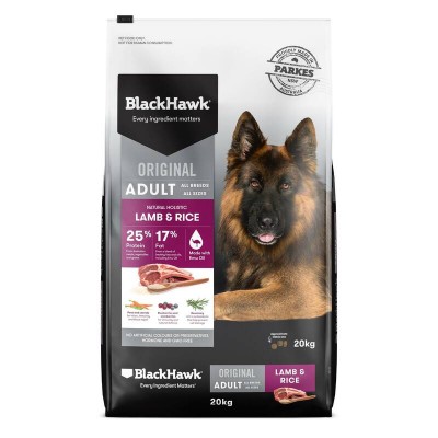 BlackHawk Dog Food Adult Lamb & Rice 20kg