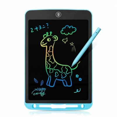 LCD Electronic Writing And Drawing Doodle Board For Children 12 Inch Blue