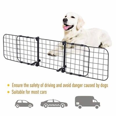 Dog Car Barrier Headrest Adjustable Mesh Barrier