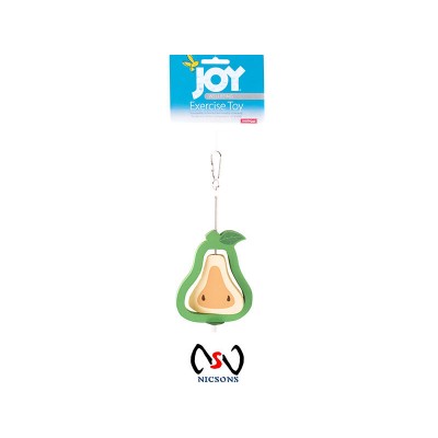 Joy Bird Toy Wood Pear W Skewer