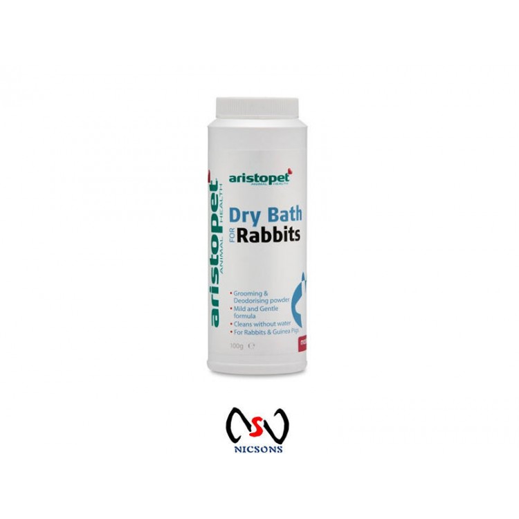 Aristopet Rabbit Dry Bath Powder 100g