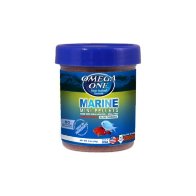 Omega One Marine Mini Pellets Fish Food 100g
