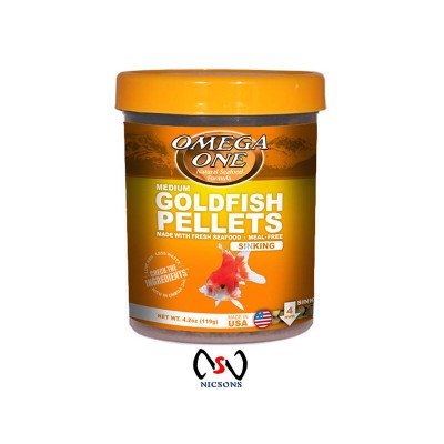 Omega One Goldfish Pellets Medium 119g
