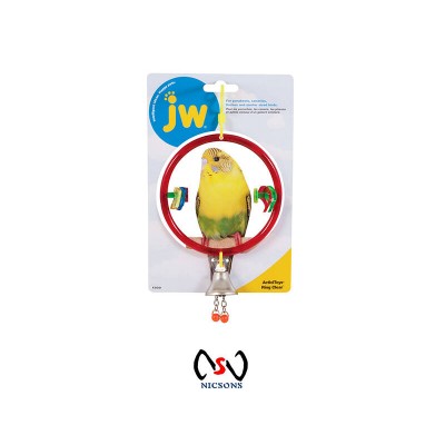 JW Bird Toy ActiviToy Ring Clear