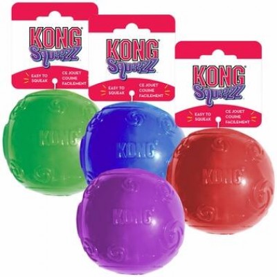 KONG DOG TOY KONG SQUEEZZ BALL LARGE