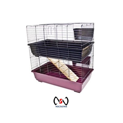 Rabbit Cage 2 Tier 100x55x92cm