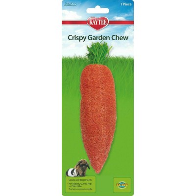 Kaytee Rabbits Guinea Pigs Chew Toy Jumbo Crispy Garden Carrot
