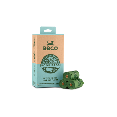 Beco Bags 100% Recycled Dog Poo Bags Mint Scented - 270 bags