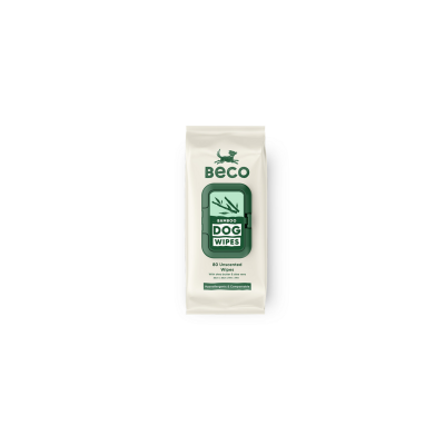 Beco Dog Wipes Unscented 80pk
