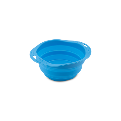 BecoBowl Travel Dog Bowl Small 380ml Blue