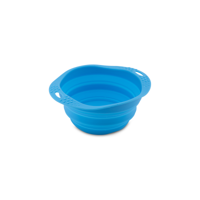BecoBowl Travel Dog Bowl Medium 750ml Blue