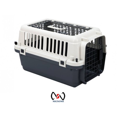 Dog Cat Vet Carrier Travel Cage 56x37x33cm Small