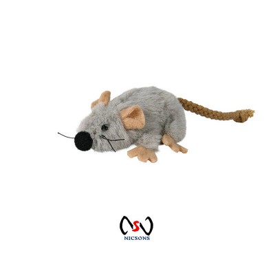 Trixie Cat Toy Catnip Toy - Mouse Grey