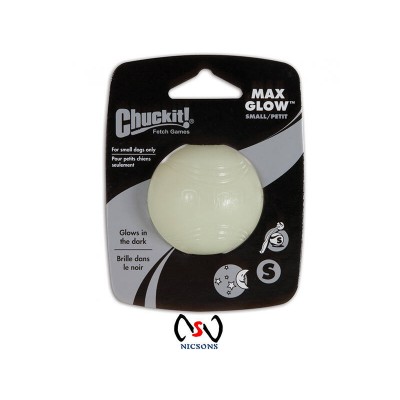 Chuckit Dog Toy Max Glow Ball Small