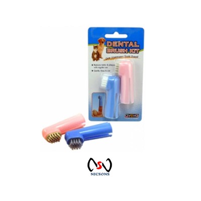 Trixie Oral Hygiene Kit Dog Cat Dental Brush Kit 2PC