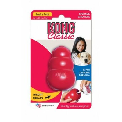 KONG CLASSIC DOG RUBBER TOYS AVERAGE CHEWERS SMALL