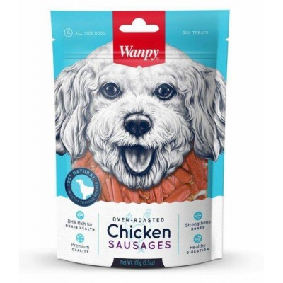Wanpy Dog Treat Chicken Sausages 100g