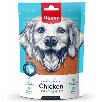 Wanpy Dog Treat Chicken Chips 100g