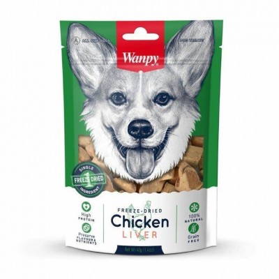 Wanpy Dog Treat Freeze Dried Chicken Liver 40g