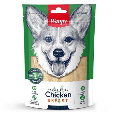 Wanpy Freeze Dried Chicken Dog Treat 40g